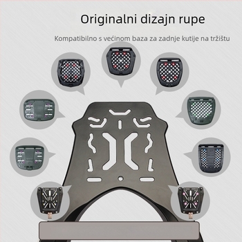 Aluminijski stražnji nosač kofera za Yamaha NMAX155 — ojačan, unaprijeđen dizajn