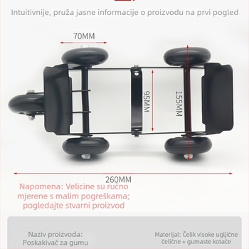 Prikolica s potporom za električne motocikle — pomoć pri defektu, Mojielong