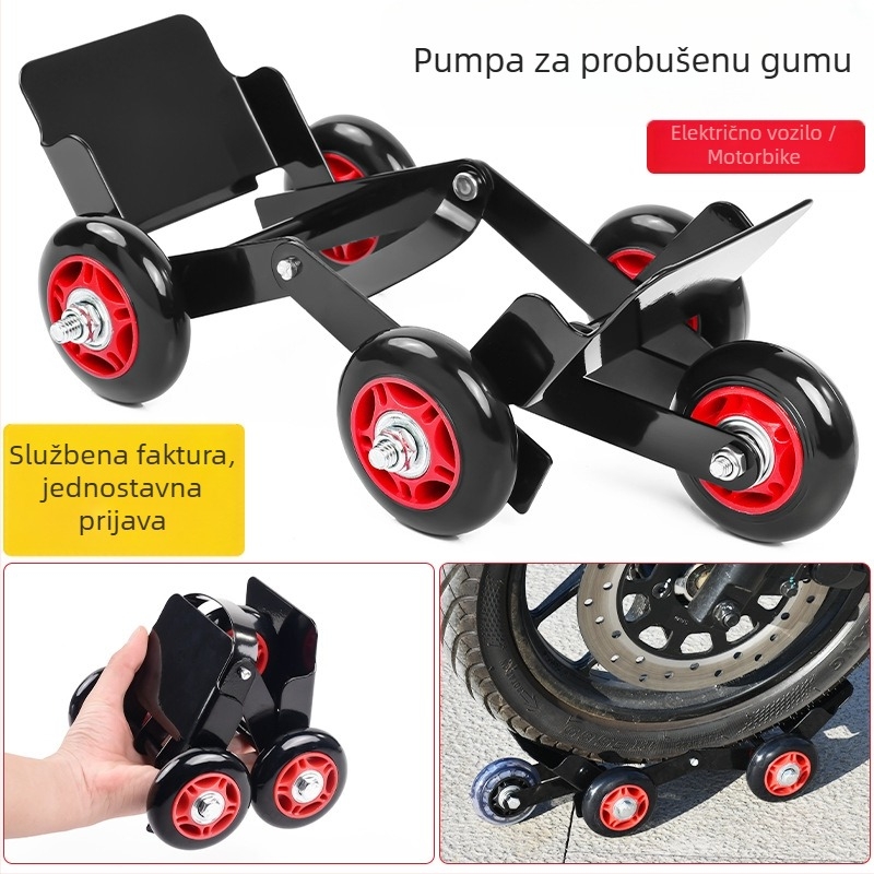 Prikolica s potporom za električne motocikle — pomoć pri defektu, Mojielong