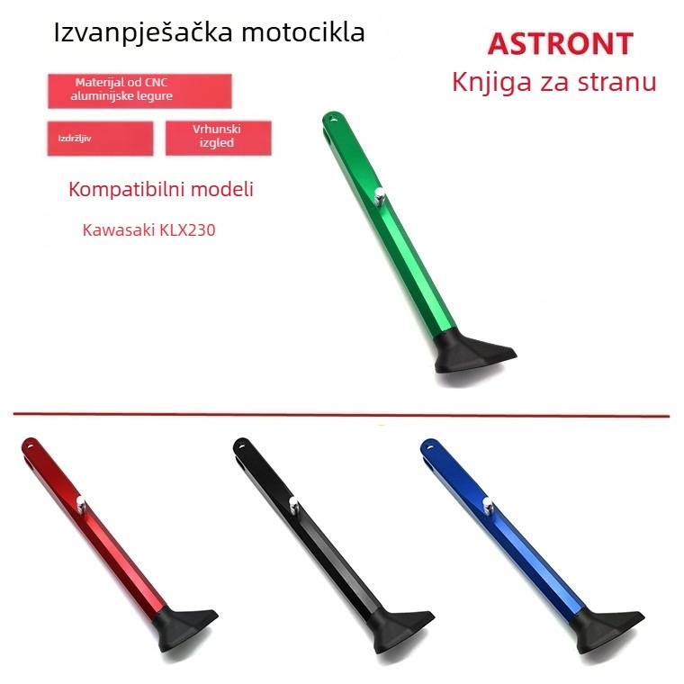 Jednostranični CNC aluminijski nosač za nogu Kawasaki KLX230 – dodatak za prilagodbu motocikla