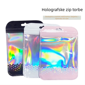 Torbe za pakiranje nakita, prozirne makaron boje aluminijske folije zip vrećice, mini darovne vrećice sa zatvaranjem, marka Prosperity, namjena: univerzalno pakiranje, duljina brtvljenja 3 cm
