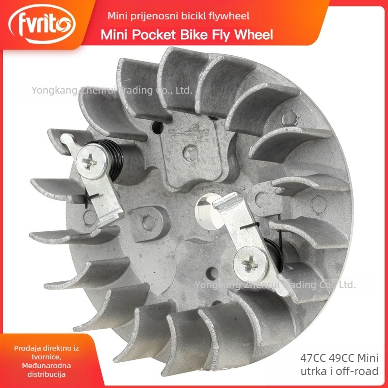FVRITO Mini flywheel za motocikl PS004 – motor 40-6, dvotaktni, ručni start, ventilator za hlađenje