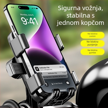 Držač telefona za motocikle i bicikle s navigacijom, otpornost na udarce