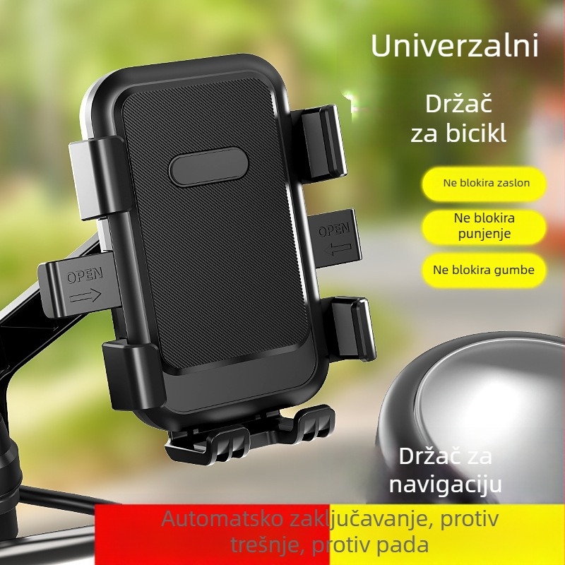 Držač telefona za motocikle i bicikle s navigacijom, otpornost na udarce