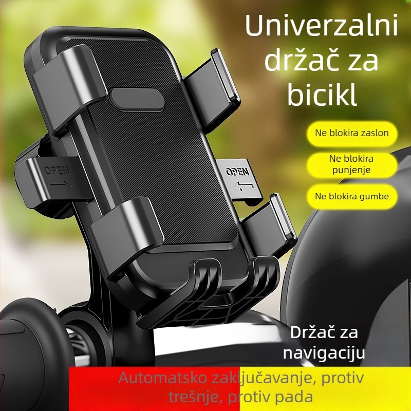 Držač telefona za motocikle i bicikle s navigacijom, otpornost na udarce