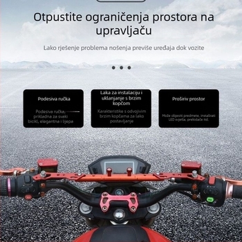 CNC aluminijska ekspanzijska poprečna šipka za motocikle