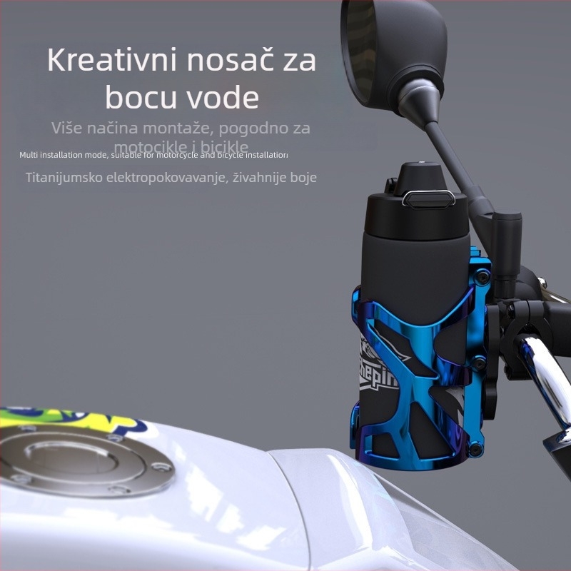 Držač za bocu vode za motocikle, električna vozila i bicikle