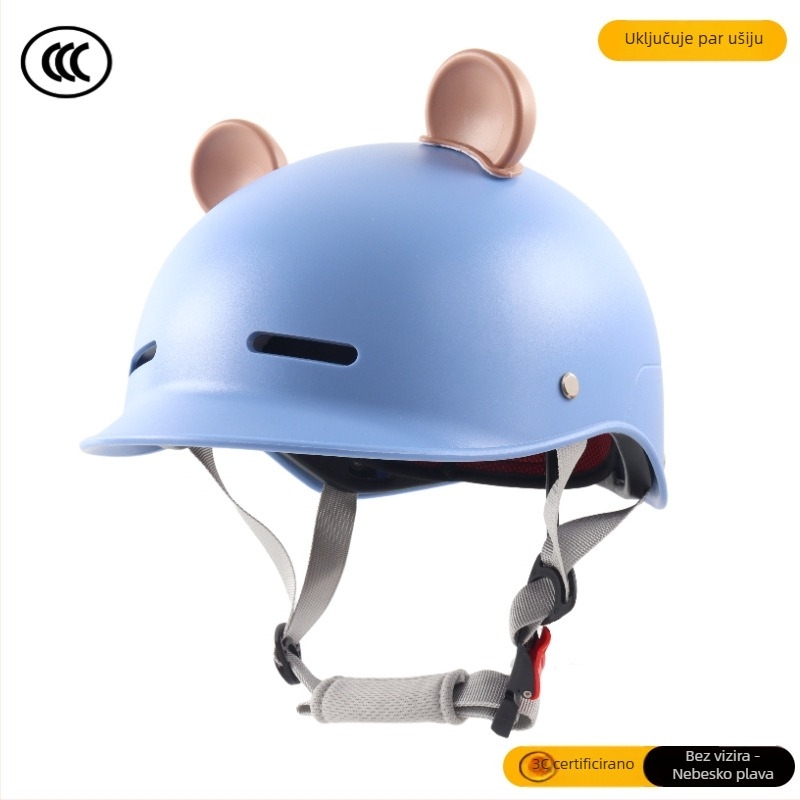 PULUOTAI ABS polu-helmet za električna vozila, motociklistička kaciga, 3C certifikat, kod 2023091105021249