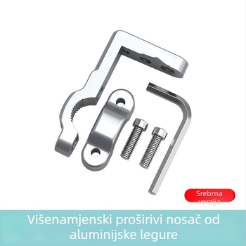 Višestruki držač cijevi za motor — montaža svjetala i retrovizora; model 001; kompatibilan s cijevnim nosačima.