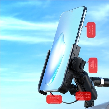 Držač za telefon na motocikl za navigaciju na otvorenom – Speedo motorcycle products, kompatibilan s motociklima, električnim biciklima i biciklima