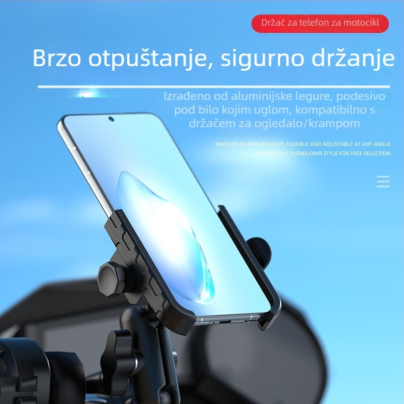 Držač za telefon na motocikl za navigaciju na otvorenom – Speedo motorcycle products, kompatibilan s motociklima, električnim biciklima i biciklima