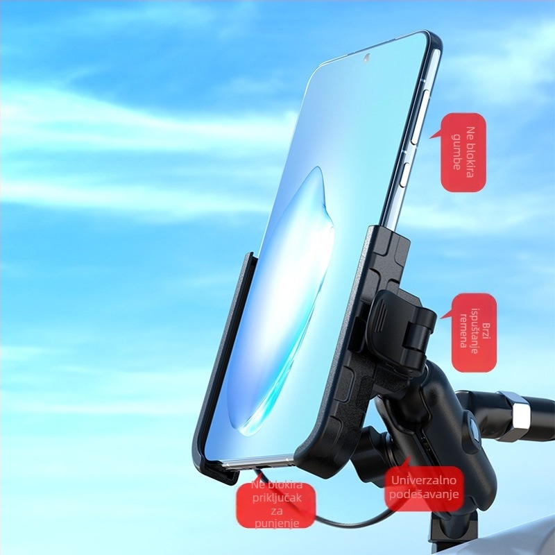 Držač za telefon na motocikl za navigaciju na otvorenom – Speedo motorcycle products, kompatibilan s motociklima, električnim biciklima i biciklima