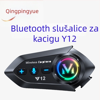 Bluetooth slušalica za kacigu – dvostrano stereo, BT 5.0, doseg 10 m, 13 h baterija, istovremeno spajanje dvaju telefona