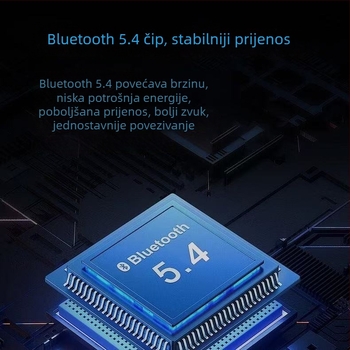 Bluetooth slušalica za motociklističku kacigu s navigacijom, glazbom i pozivima, integrirana kamera i snimanje, Bluetooth 5.4, domet 10 m, stereo dvokanalno, vodootporna i otporna na prašinu, preko 20 sati reprodukcije