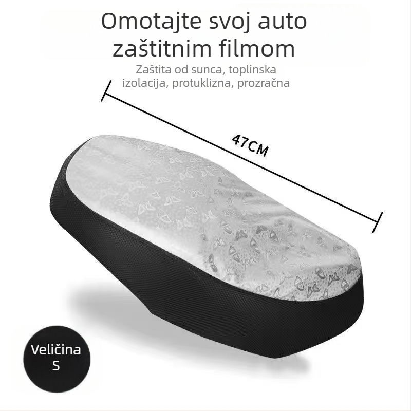 Navlaka za sjedalo električnog vozila (vodonepropusna, UV zaštita, otporna na ulje, otporna na habanje, kompatibilna s Turtle Xunying EV)