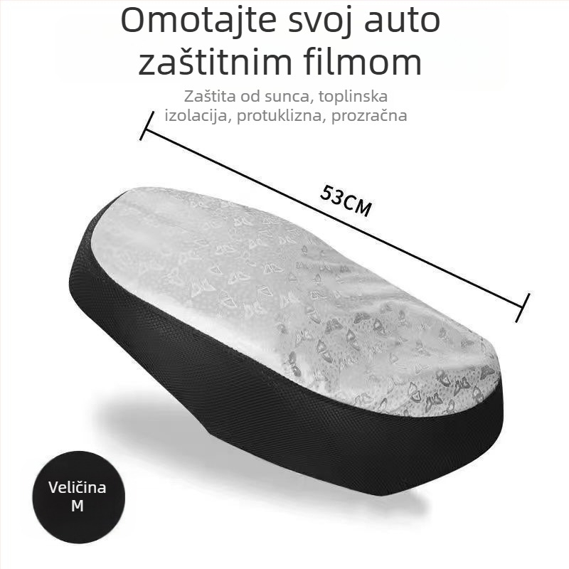 Navlaka za sjedalo električnog vozila (vodonepropusna, UV zaštita, otporna na ulje, otporna na habanje, kompatibilna s Turtle Xunying EV)