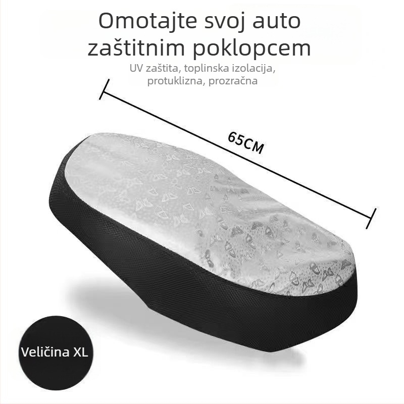 Navlaka za sjedalo električnog vozila (vodonepropusna, UV zaštita, otporna na ulje, otporna na habanje, kompatibilna s Turtle Xunying EV)