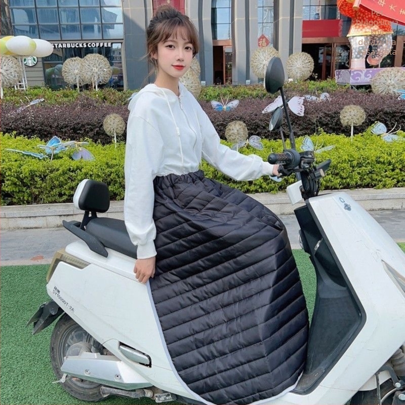 Vjetrootporna deka s punjenjem od perja za električna vozila i bicikle; mogućnost ispisa loga; stil 35909850