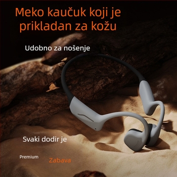 YIOYOE slušalice za kostnu Provodljivost Bluetooth, IPX8 vodootporne, 32 GB memorije, sportski model, bežične za trčanje, vožnju biciklom i plivanje