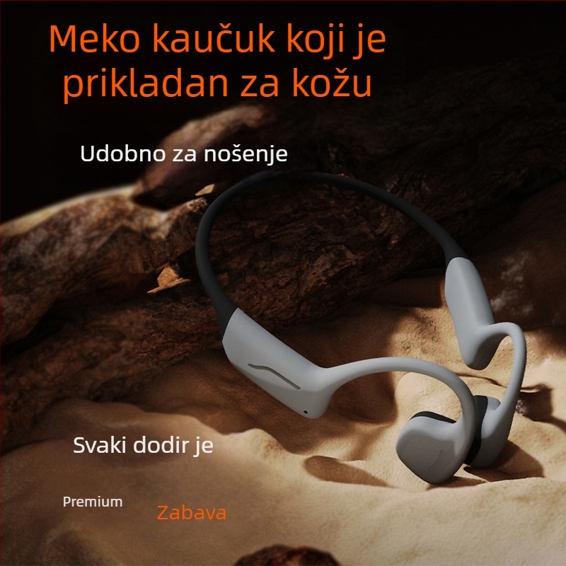 YIOYOE slušalice za kostnu Provodljivost Bluetooth, IPX8 vodootporne, 32 GB memorije, sportski model, bežične za trčanje, vožnju biciklom i plivanje