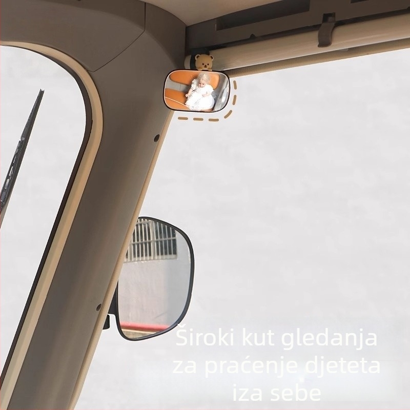 Zadnji retrovizor za tricikl, širokokutni pogled, visoka razlučivost, univerzalna upotreba, Qt-25094