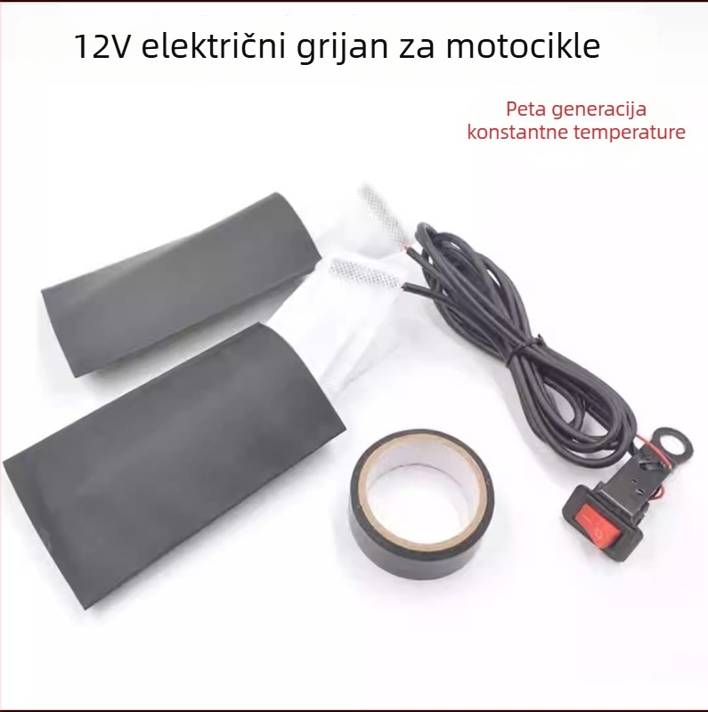 TDGO Grijajući omotač ručke upravljača za motocikle i električna vozila – protuklizni, vodootporni, toplinski izolacijski
