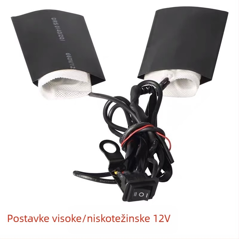 TDGO Grijajući omotač ručke upravljača za motocikle i električna vozila – protuklizni, vodootporni, toplinski izolacijski