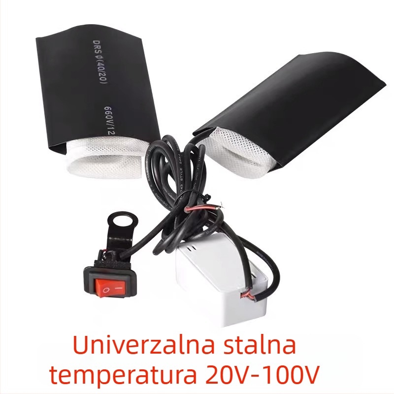 TDGO Grijajući omotač ručke upravljača za motocikle i električna vozila – protuklizni, vodootporni, toplinski izolacijski