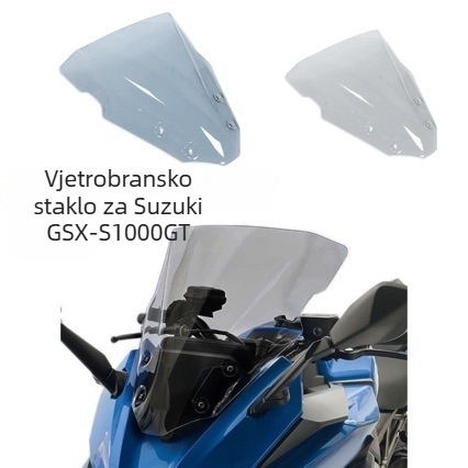 Prednji vjetrobran deflektor za Suzuki GSXS100GT / GSX-S1000 GT (2021-2024) – zaštita od sunca, otporno na habanje, protiv ogrebotina, bez odsjaja
