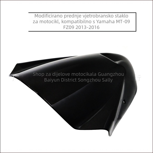 Prednje vjetrobransko staklo za motocikl (Model 01) Yamaha MT-09 FZ09 2013-2016