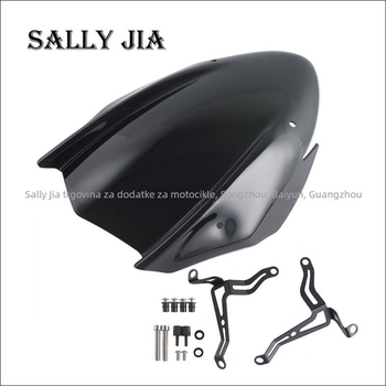 Prednje vjetrobransko staklo za motocikl Suzuki GSX-S750 (GSXS 750) 2017–2019 | PC plastika + CNC aluminij