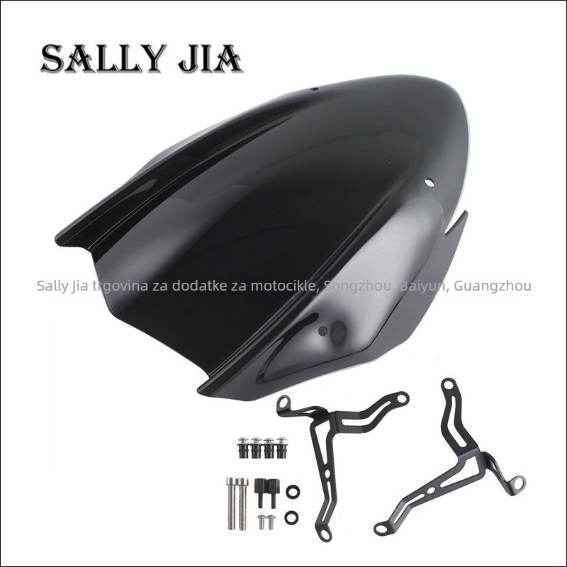 Prednje vjetrobransko staklo za motocikl Suzuki GSX-S750 (GSXS 750) 2017–2019 | PC plastika + CNC aluminij