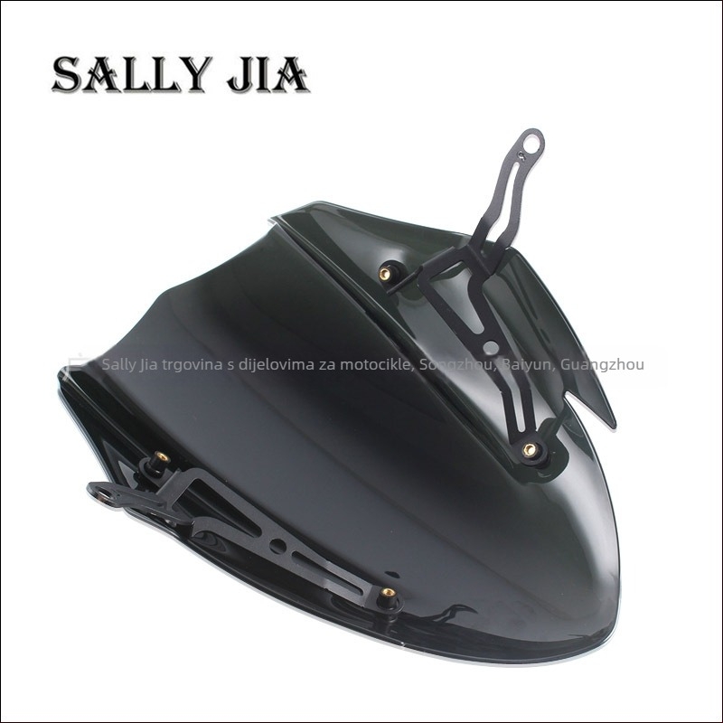 Prednje vjetrobransko staklo za motocikl Suzuki GSX-S750 (GSXS 750) 2017–2019 | PC plastika + CNC aluminij