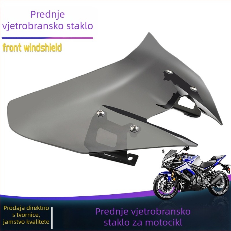 Carl prednje staklo za Yamaha MT-09 (2017-2020), motocikl, 3 mm polikarbonat