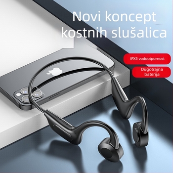 Bluetooth slušalice s koštanom provodljivnošću, otvoren dizajn, digitalni zaslon, Bluetooth 5.0, trajanje baterije 4–8 sati