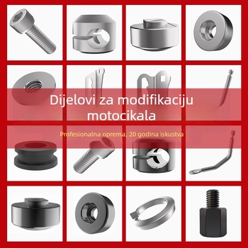 Držač vjetrobrana za motocikl – Jin qilong M100, univerzalna kompatibilnost, za montažu vjetrobrana