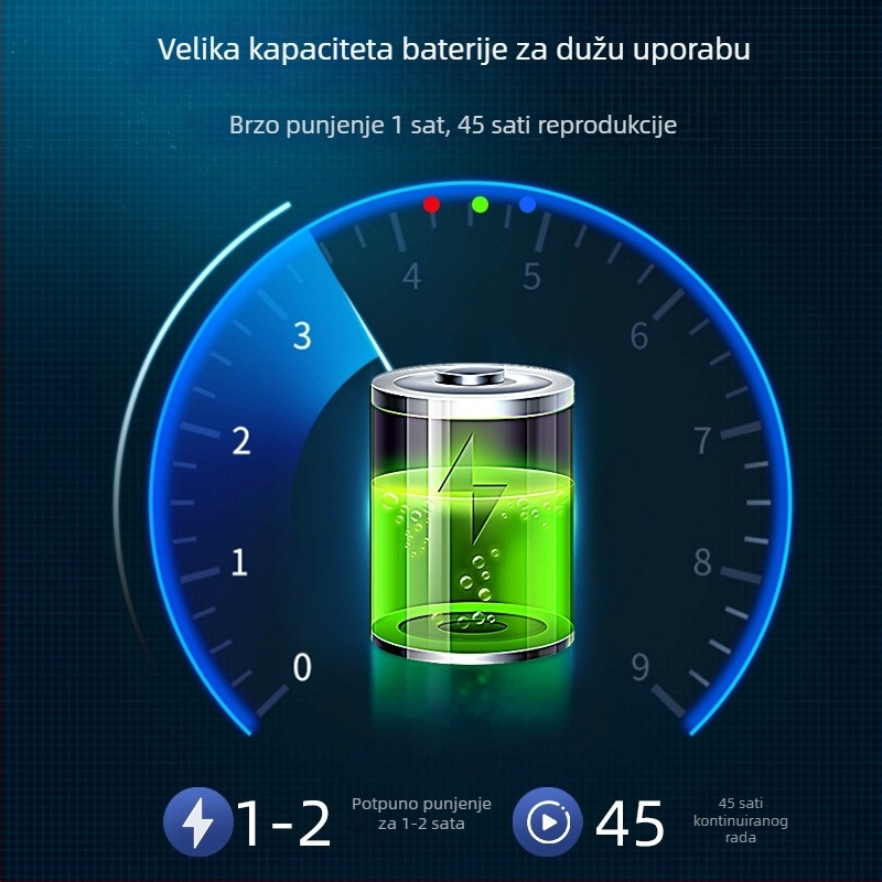 Motociklistički Bluetooth headset za kacigu, pričvršćen na uho, IPX7 vodootpornost, 4–8 sati baterije