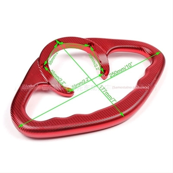 Nadstojnik za spremnik goriva za Kawasaki Z1000/Z800/ZX-6R/ZX-10R — sigurnosna ručka za suvozača straga, Marka 123, Model Yxfs2023001