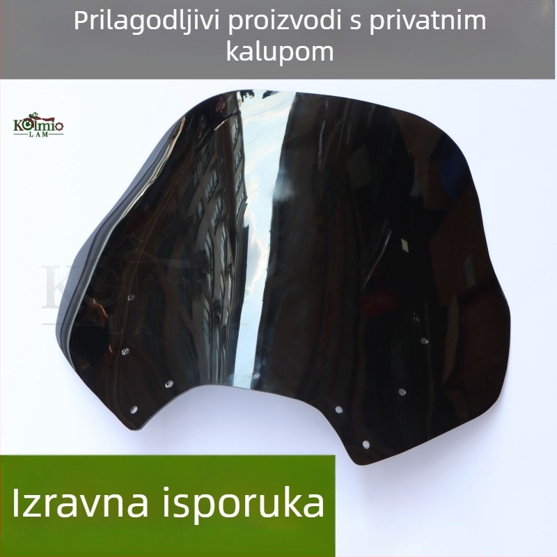 Prednje vjetrobransko staklo za Yamaha FJR1300 2001–2005, prozirno, marka KOLMIO-LAM