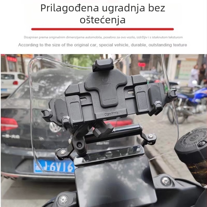 Držač navigacije za telefon s produžnom šipkom za vjetrobran, kompatibilan s Dongfeng 675SRR/675SR-R, marka S2R