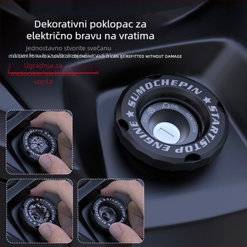 Dekorativni poklop otvora ključa motocikla, HUMO ZSG, poklopac paljenja