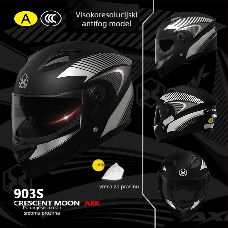 Kaciga za motocikl s punim licem – ABS, sve sezone, za odrasle, GB811-2022A