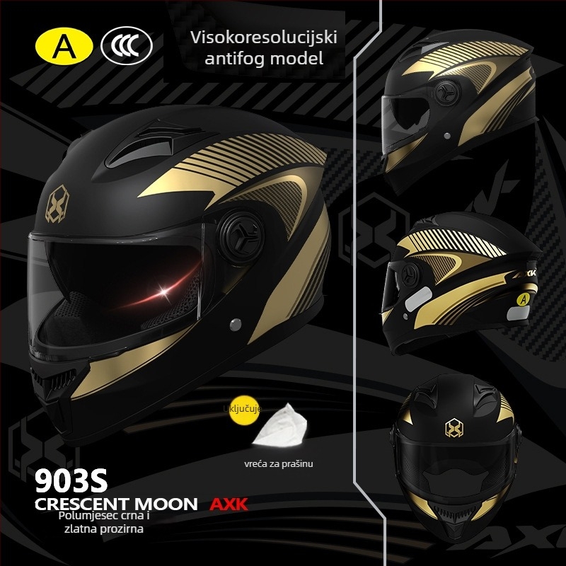 Kaciga za motocikl s punim licem – ABS, sve sezone, za odrasle, GB811-2022A