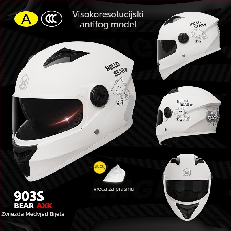 Kaciga za motocikl s punim licem – ABS, sve sezone, za odrasle, GB811-2022A