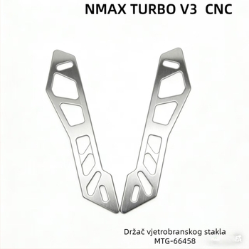 Držač prednjeg vjetrobrana motocikla za Nmax V2, CNC dekoracija prednje površine