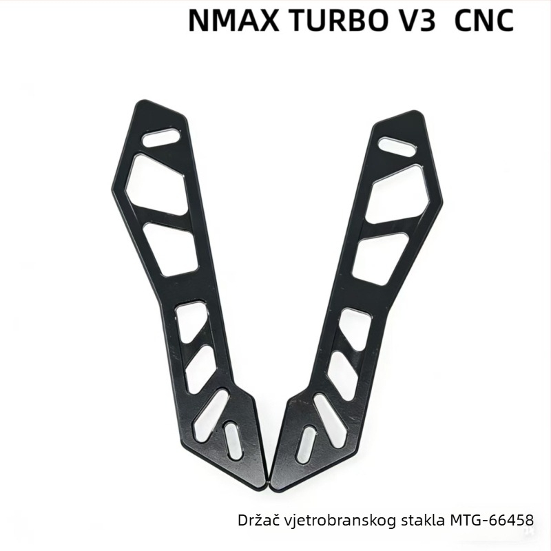 Držač prednjeg vjetrobrana motocikla za Nmax V2, CNC dekoracija prednje površine