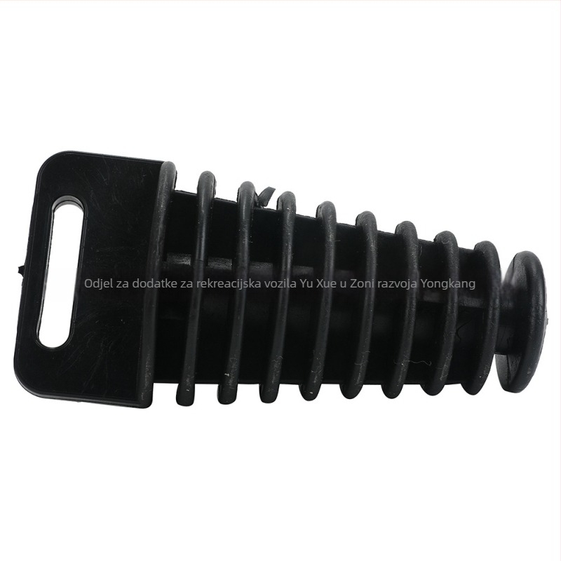 Zatka za ispušni cijev motocikla - vodootporna, univerzalna kompatibilnost, marka QXMOTORRACING, model Medium