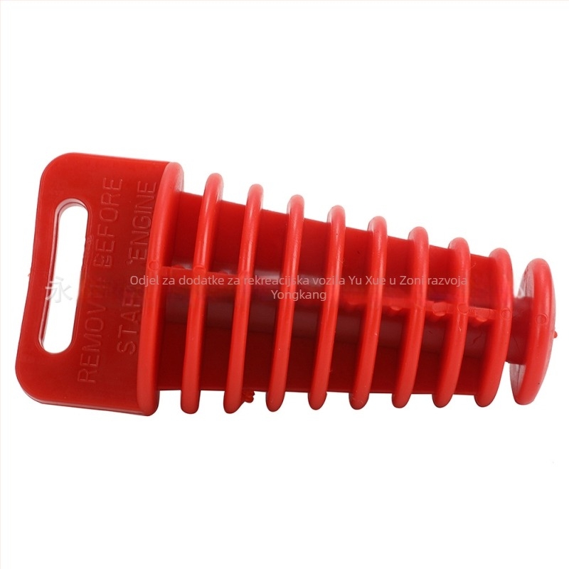 Zatka za ispušni cijev motocikla - vodootporna, univerzalna kompatibilnost, marka QXMOTORRACING, model Medium