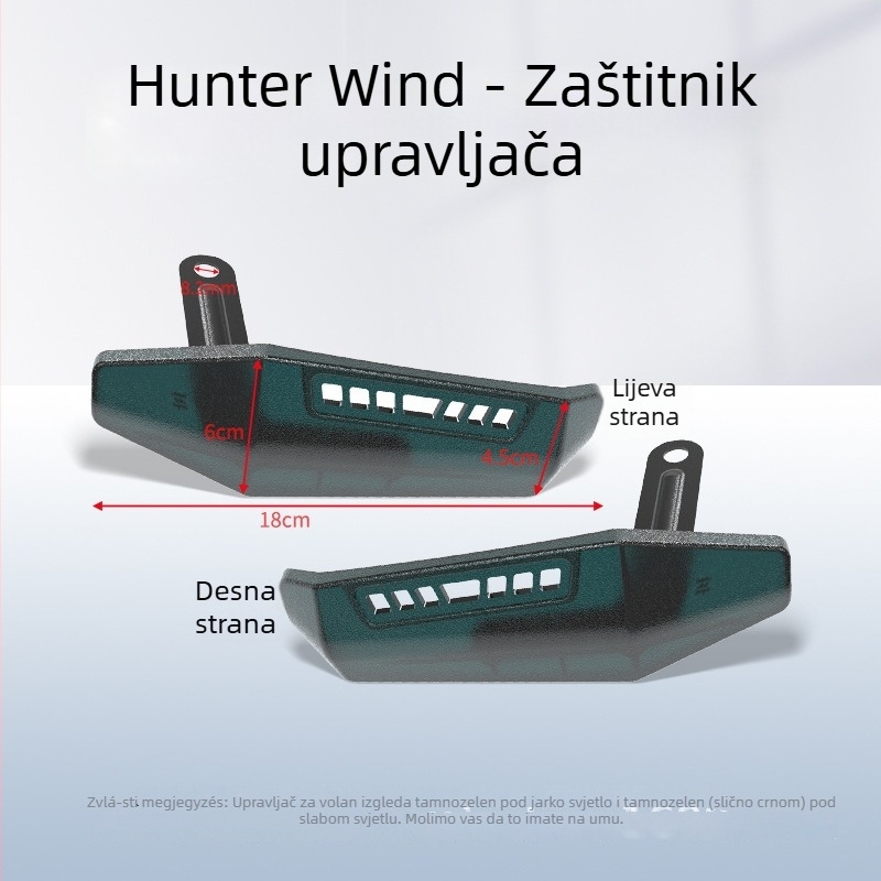 Električni zaštitnik upravljača s vjetrobranskim štitom, otporan na habanje, konstrukcija od PC-a i željeza, Fujian Super League