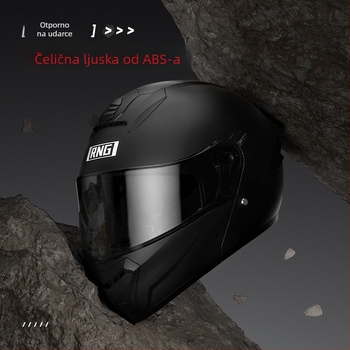 Električna kaciga za motocikl – ABS materijal, RNG branda, sve sezone, za odrasle, za vožnju po gradu.